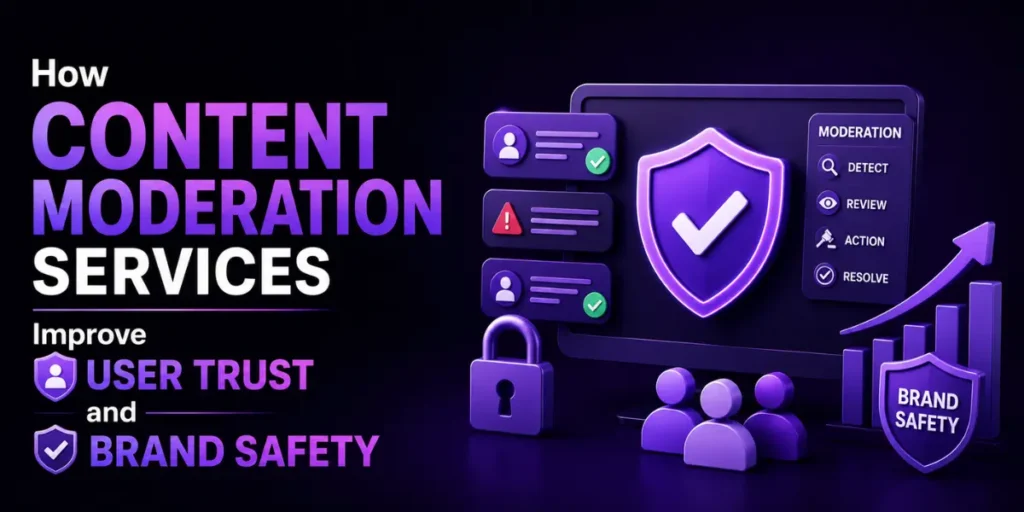 How Content Moderation Services Improve User Trust and Brand Safety