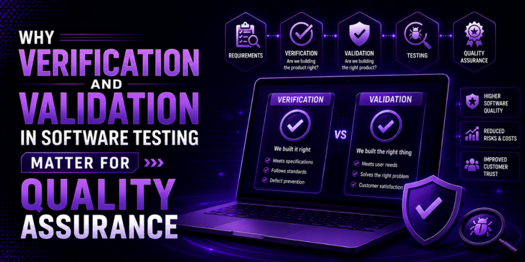 Why Verification and Validation in Software Testing Matter for Quality Assurance